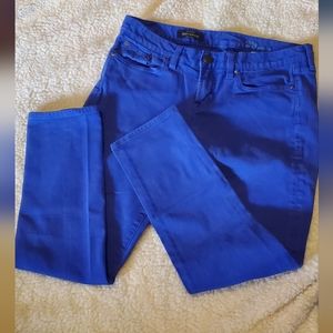 J Crew 29 indigo blue ankle pants sz 29